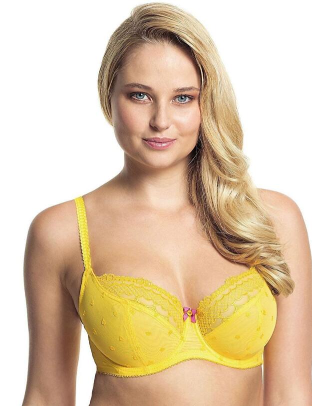 6831 Cleo Marcie Balcony Bra Yellow - 6831 Bra 
