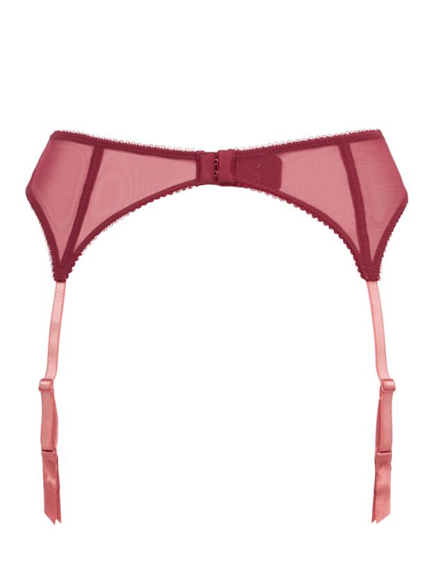 Gossard Superboost Lace Suspender Cranberry/Raspbery Sorbet