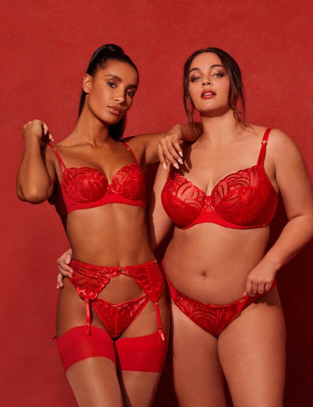 Gossard Fiesta Balcony Bra Fiesta Red