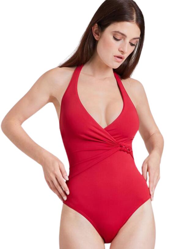 Aubade Ocean Cruise Moulded One Piece Cerise 