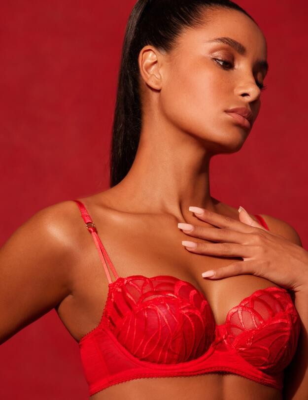 Gossard Fiesta Balcony Bra Fiesta Red