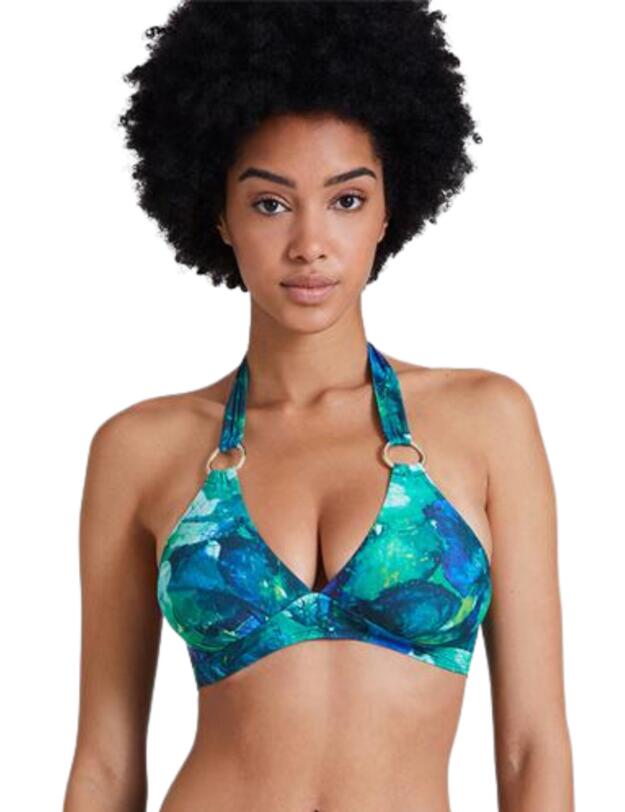 Aubade Deep Green Sea Soft Bra Peinture 