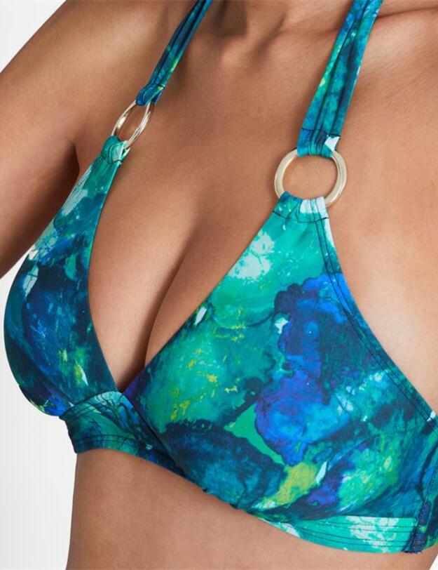 Aubade Deep Green Sea Soft Bra Peinture 