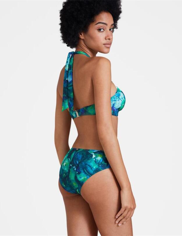 Aubade Deep Green Sea Soft Bra Peinture 