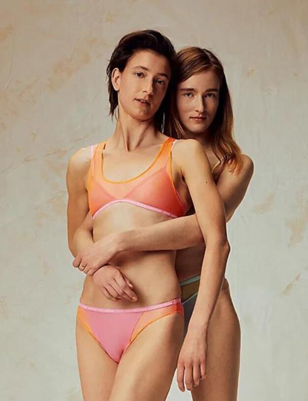  Calvin Klein CK One Pride Mesh Brief Orange Juice