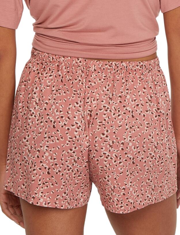 Calvin Klein Sleepwear Sleep Short Animal Smudge Print/Red Grape