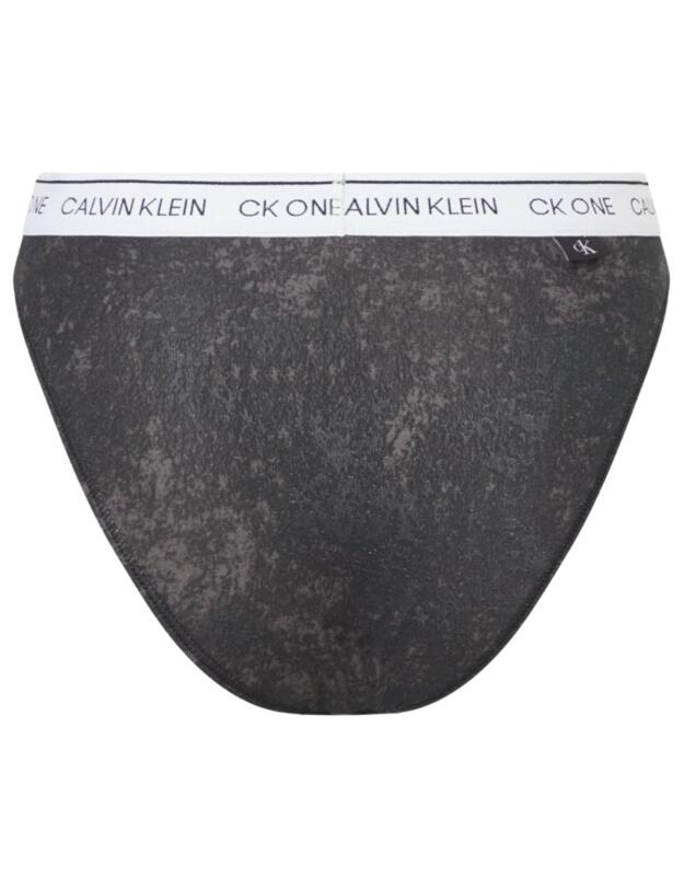 Calvin Klein CK One Faded Glory High Leg Tanga Faded Black