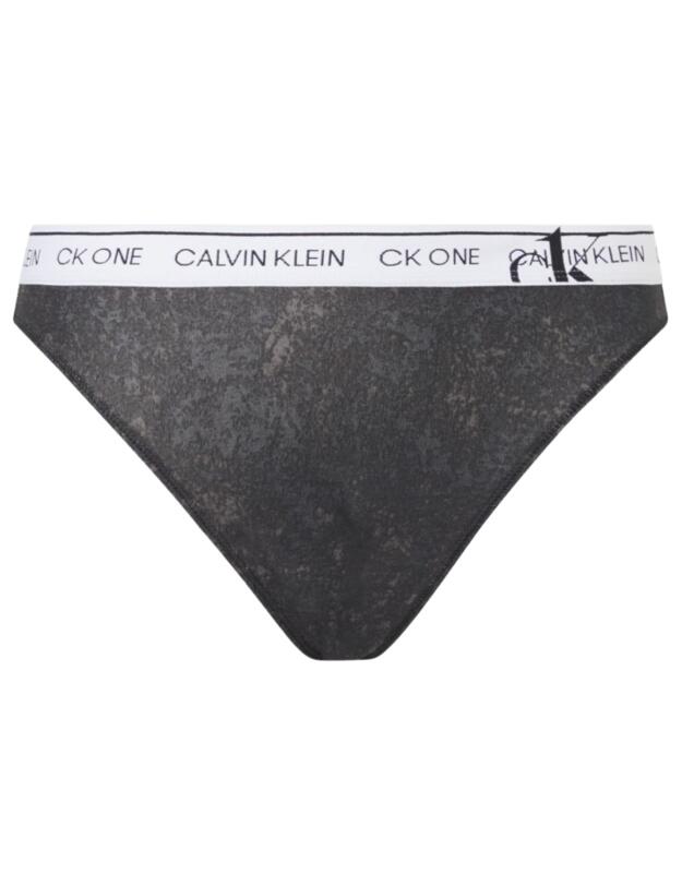 Calvin Klein CK One Faded Glory High Leg Tanga Faded Black