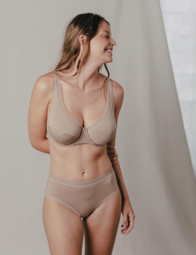 Maison Lejaby La Petite Lejaby Full Cup Bra Argile 