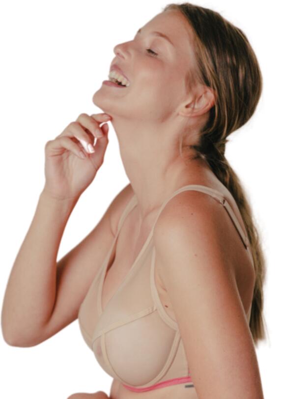 Maison Lejaby Nufit Underwired Bra Pink Skin 
