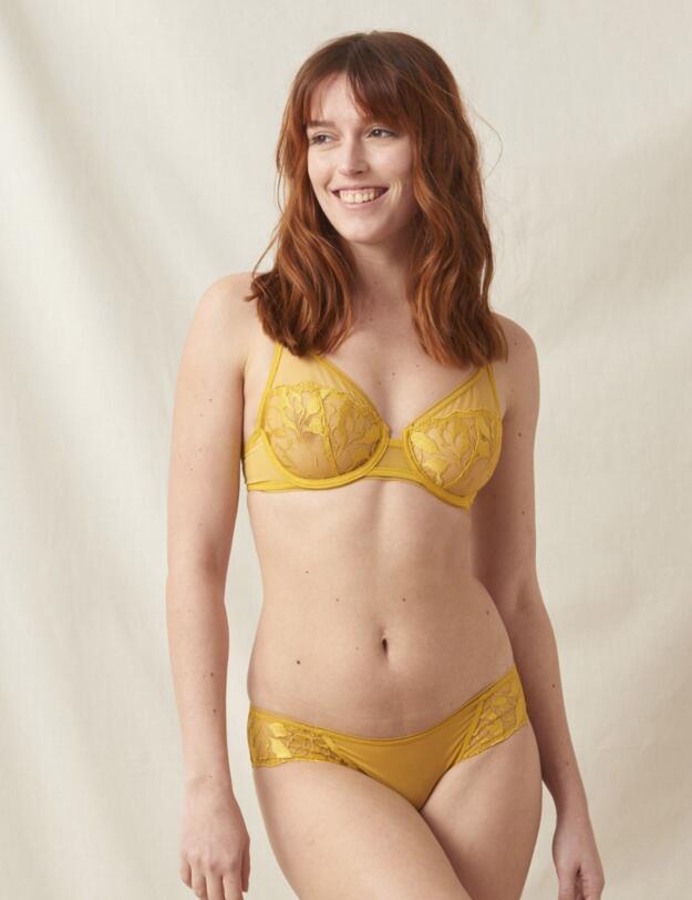 Maison Lejaby Sin Full Cup Bra Ochre