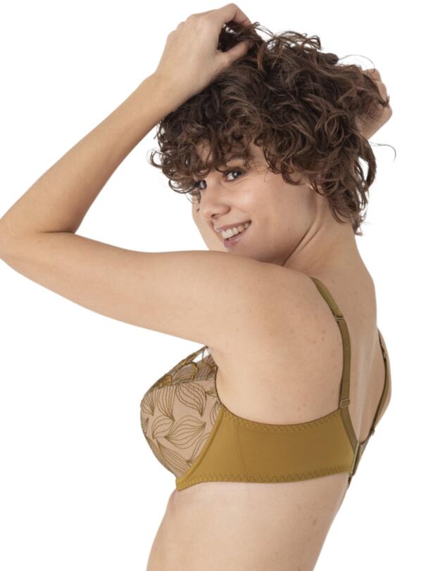 Maison Lejaby Flora Balconette Bra Gypse 