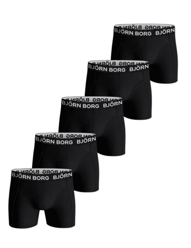 Bjorn Borg Performance Boxer 5 Pack Black 