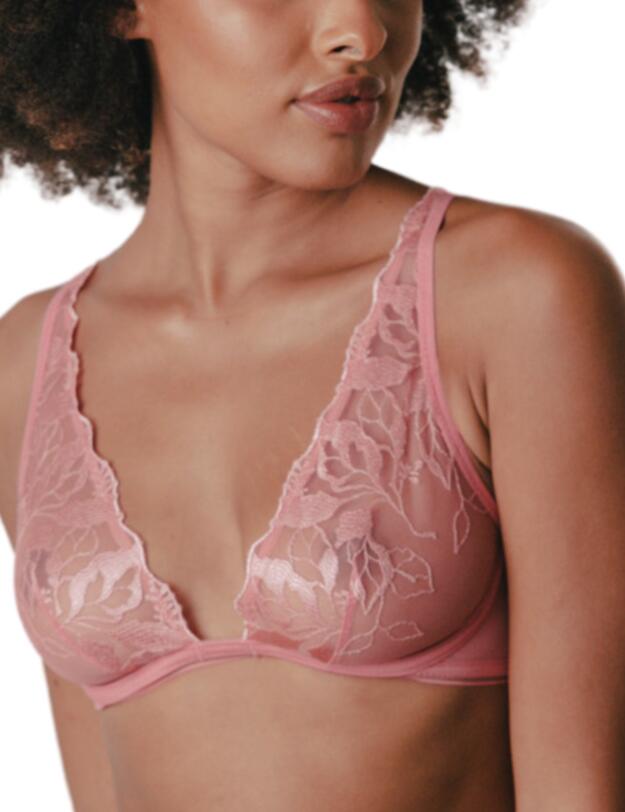 Maison Lejaby Sin Triangle Bra Pink Lemonade