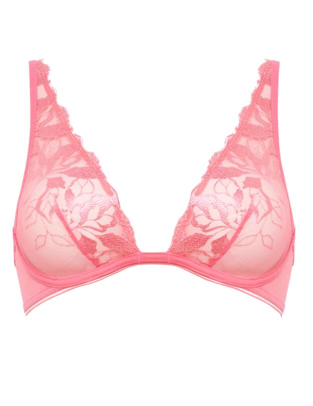 Maison Lejaby Sin Triangle Bra Pink Lemonade