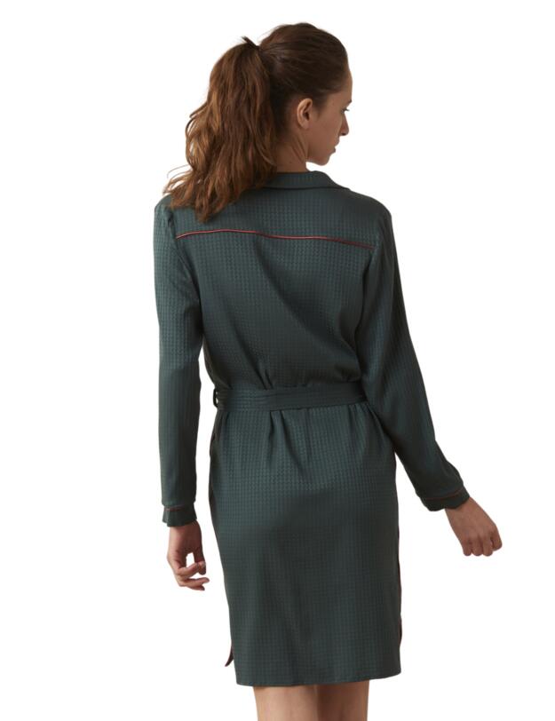 Maison Lejaby Silk Night Silk Robe Myrte