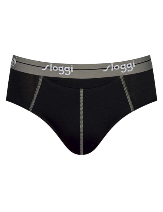 Sloggi Men Start Midi Brief 2 Pack Grey Combination