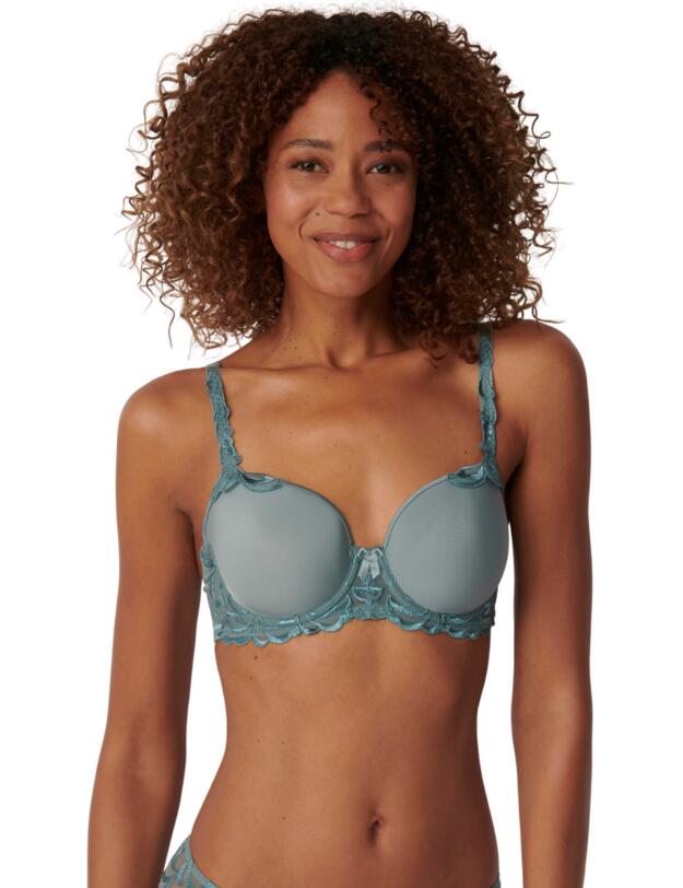  Triumph Modern Finesse Wired Padded Bra Stone