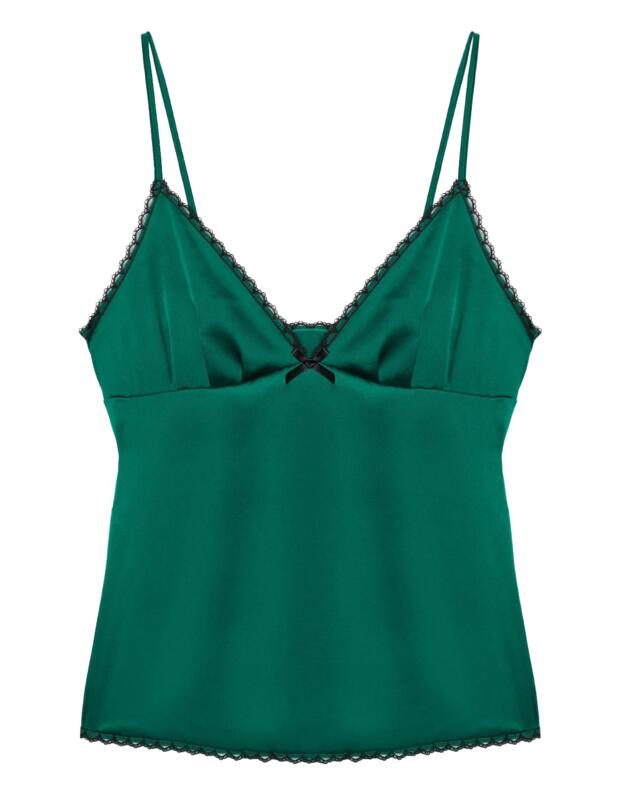 Playful Promises X KMD Diana Camisole Green