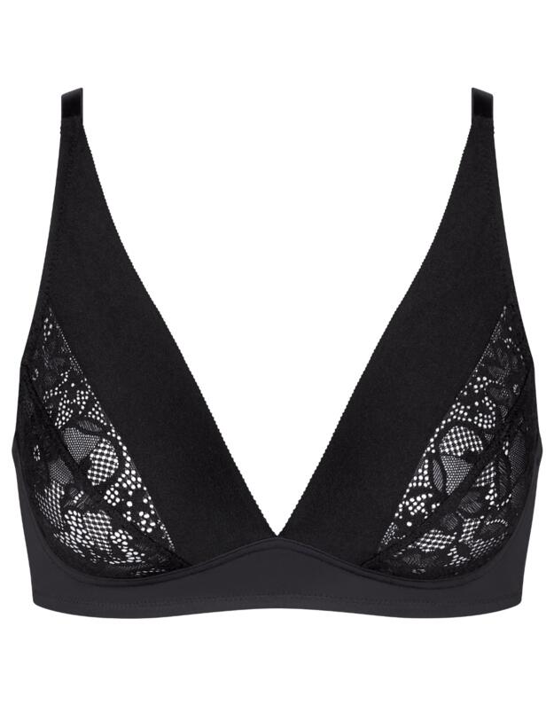 Triumph Vivid Spotlight Non-Wired Bralette Black