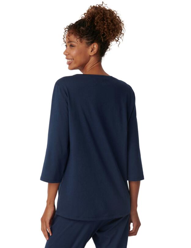 Triumph Mix & Match Pyjama Top Blue Nights