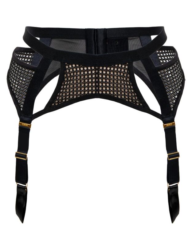 Gossard Pulse Mesh Suspender Black 