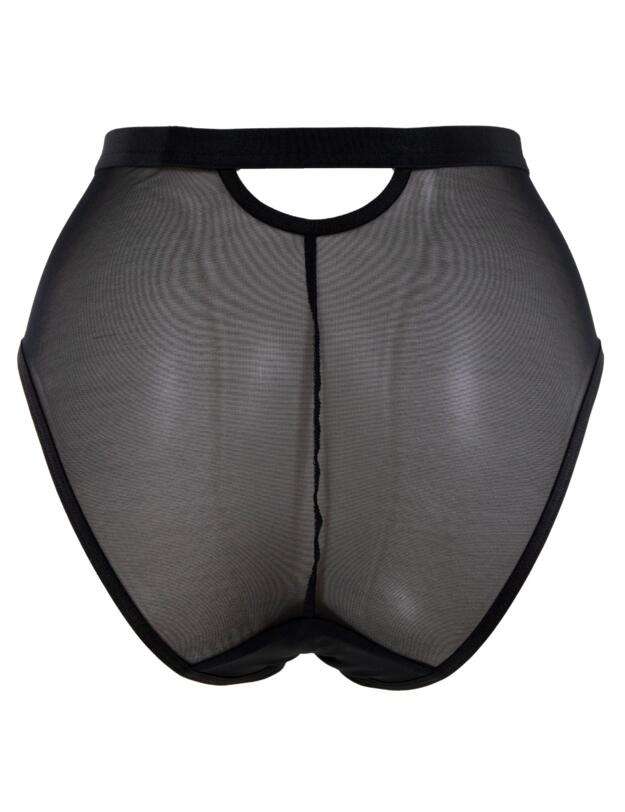 Gossard Pulse Mesh High Leg Brief Black 