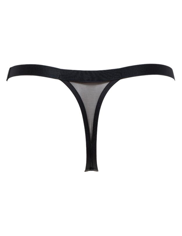 Gossard Pulse Mesh Thong Black 