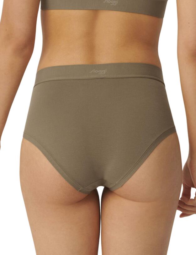 Sloggi Go All Round Maxi 2 Pack Lead Grey 
