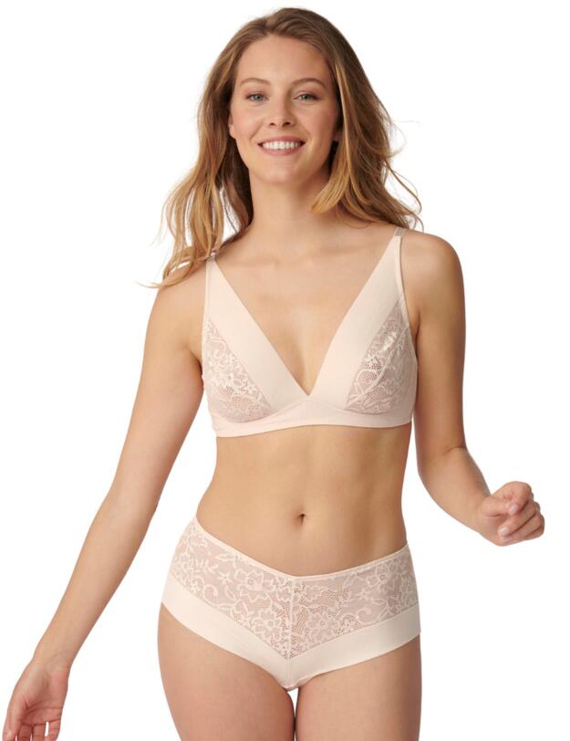 Triumph Vivid Spotlight Non-Wired Bralette Cameo Beige