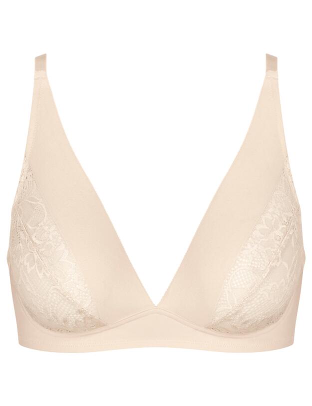 Triumph Vivid Spotlight Non-Wired Bralette Cameo Beige