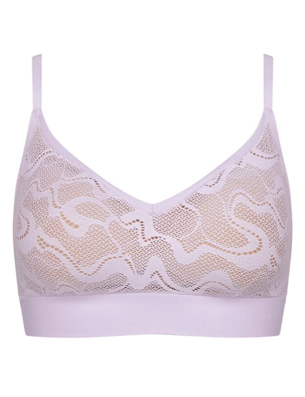 Sloggi Go Allround Lace Padded Bra Lila 