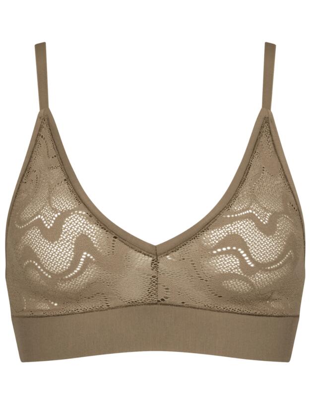 Sloggi Go Allround Lace Bralette Lead Grey 