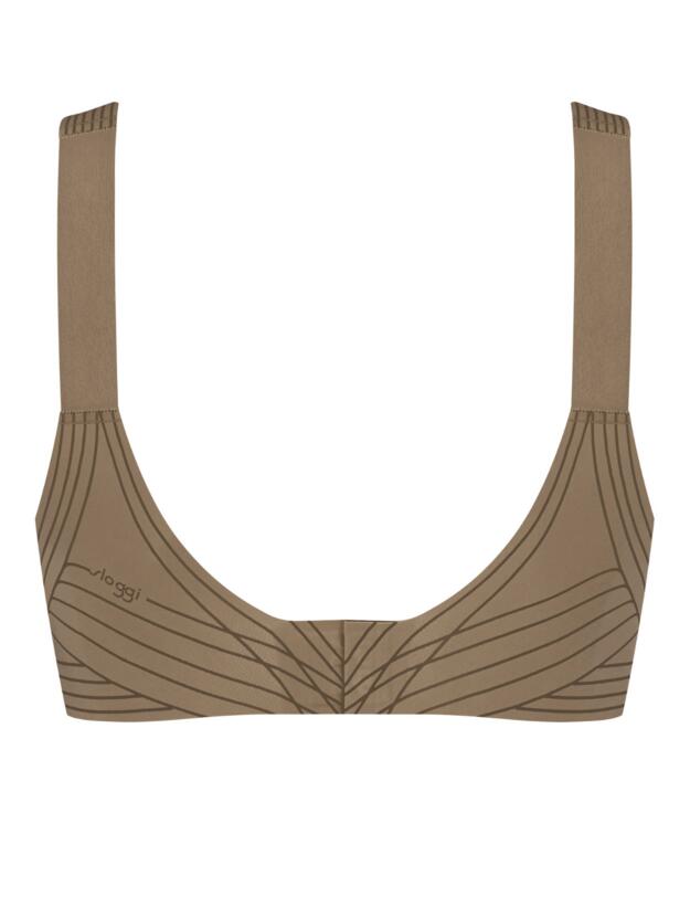Sloggi Zero Feel Soft Bra Lead Grey 