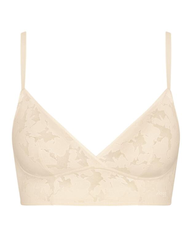 Sloggi Zero Lace Longline Bra Fresh Powder 