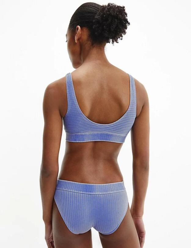 Calvin Klein CK Authentic Bralette Bikini Top Wild Bluebell 