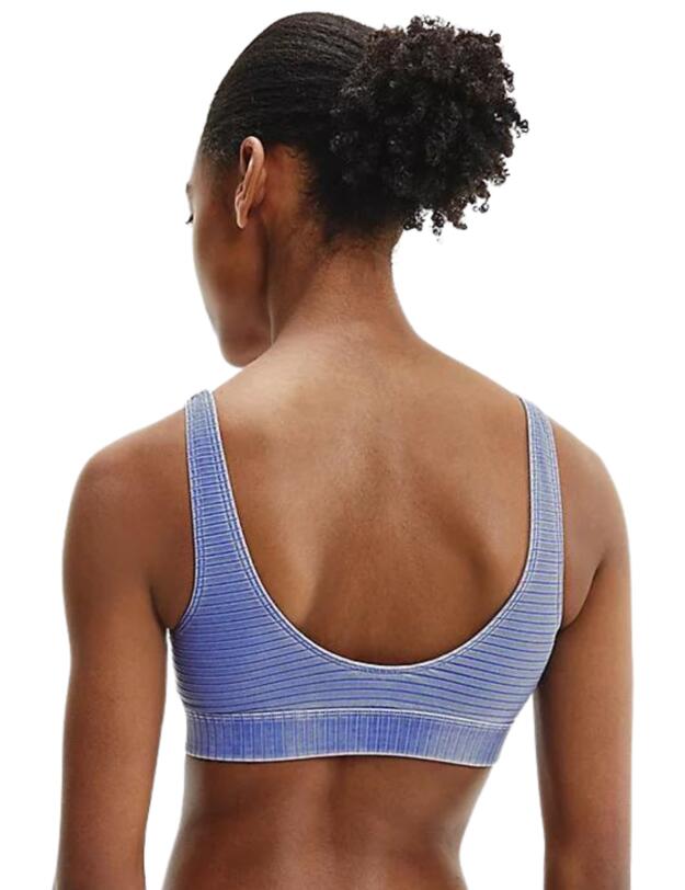 Calvin Klein CK Authentic Bralette Bikini Top Wild Bluebell 