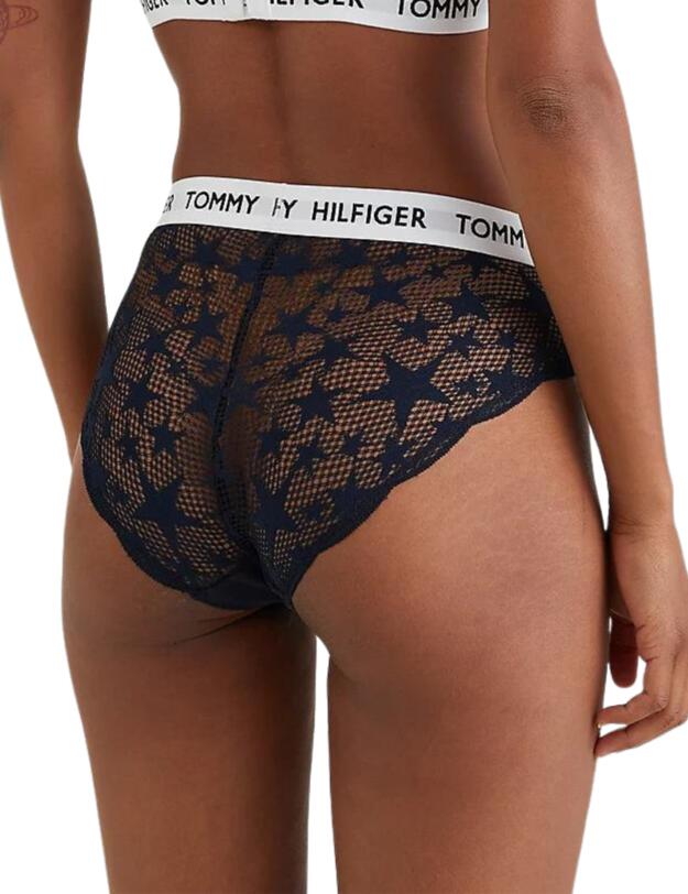 Tommy Hilfiger Star Lace High Waist Bikini Desert Sky 