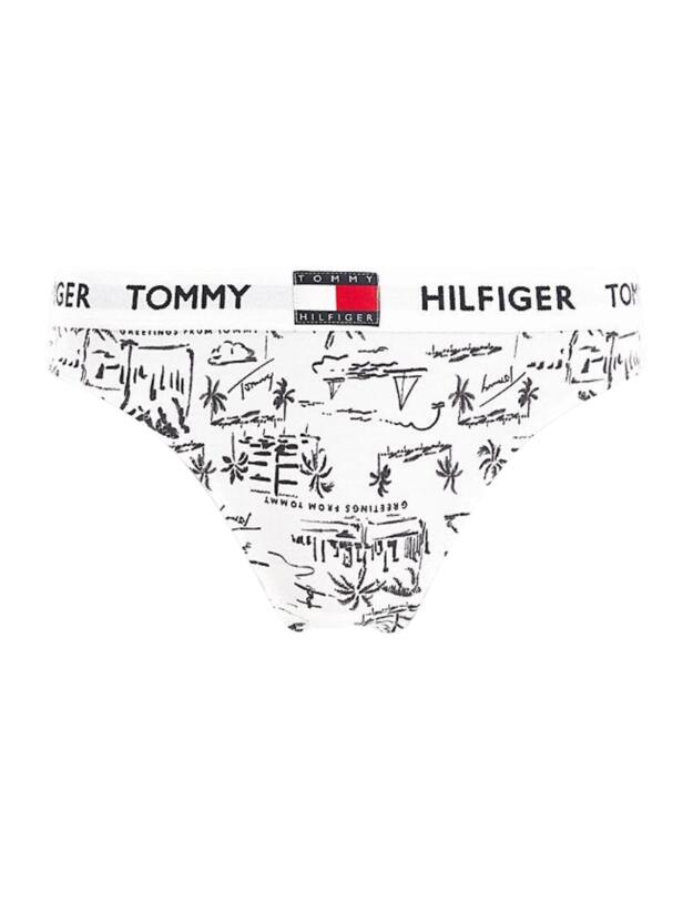 Tommy Hilfiger Tommy 85 Thong Greetings White 