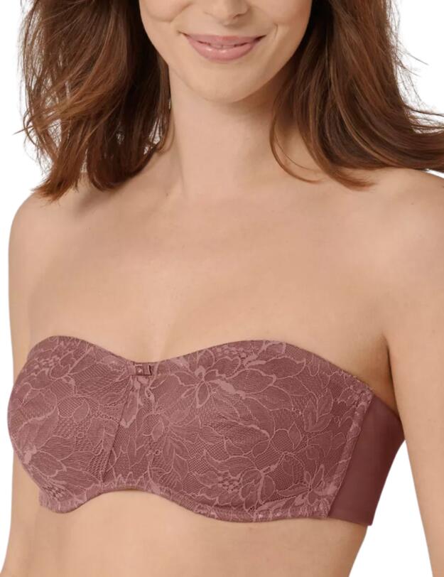 Triumph Amourette Charm Strapless Bra Rose Brown