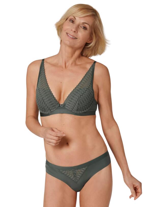 Triumph Aura Spotlight Briefs Smokey Green