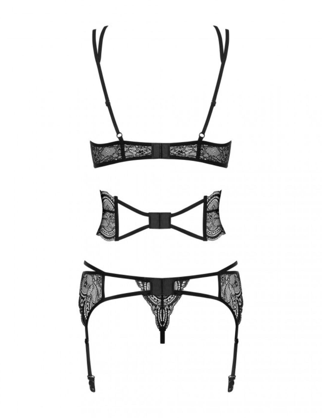 Obsessive Frivolla 4 Piece Lingerie Set Belle Lingerie Obsessive Frivolla 4 Piece Set 9731