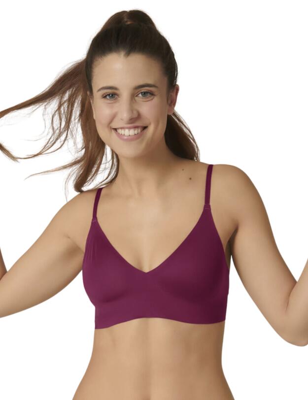 Sloggi Body Adapt Bralette Dark Wine