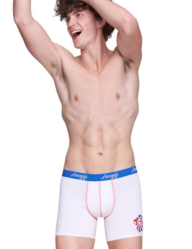 Sloggi Men Start Team GB Boxer Short 3 Pack Grey Combination