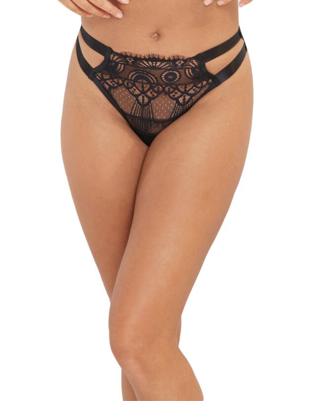 Bluebella Arabella High-Waist Thong Black 