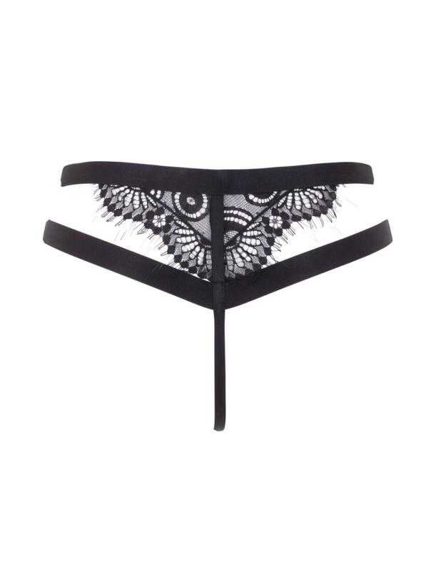 Bluebella Arabella High-Waist Thong Black 