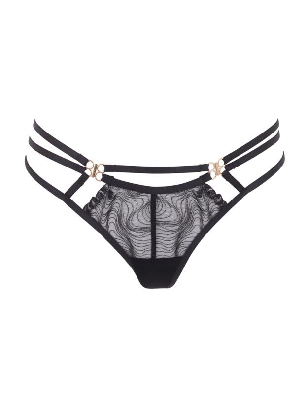 Bluebella Cassia Thong Black 