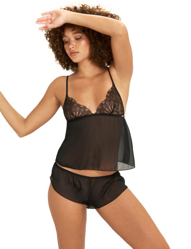 Bluebella Carrie Cami and Short Set Black 