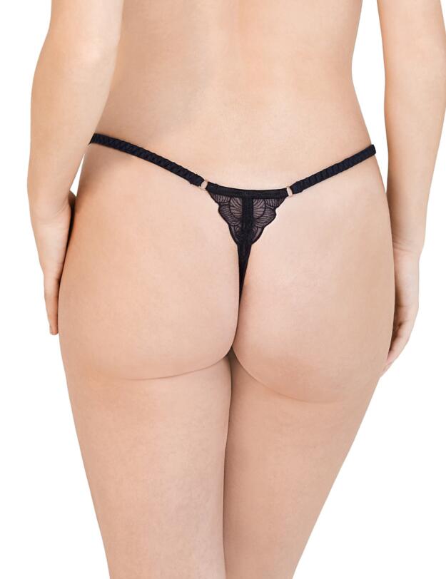 Bluebella Celeste Thong Black 