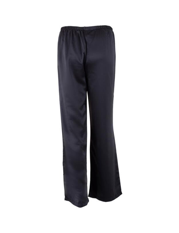 Bluebella Claudia Shirt and Trouser Set Black/Pale Pink 